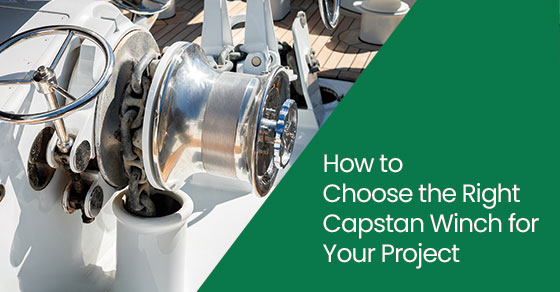 Featured image for “How to Choose the Right Capstan Winch for Your Project”
